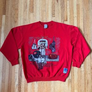Vintage Nutmeg Mills x CCM San Francisco 49ers fleece crewneck sweatshirt